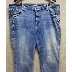 Lane Bryant Flex Magic Waistband High Rise Signature Fit Distressed Women's 24